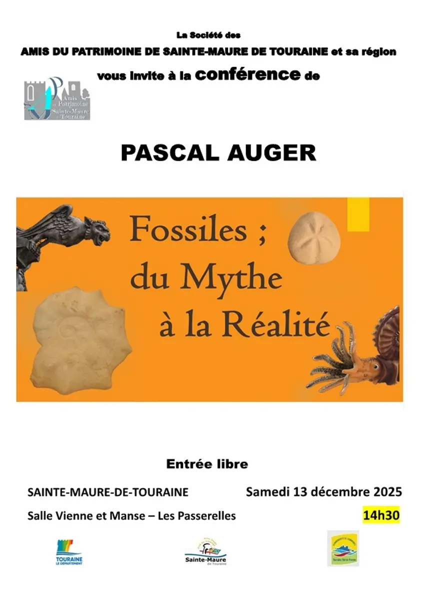Conférence fossiles Sainte-Maure 13 décembre 2025