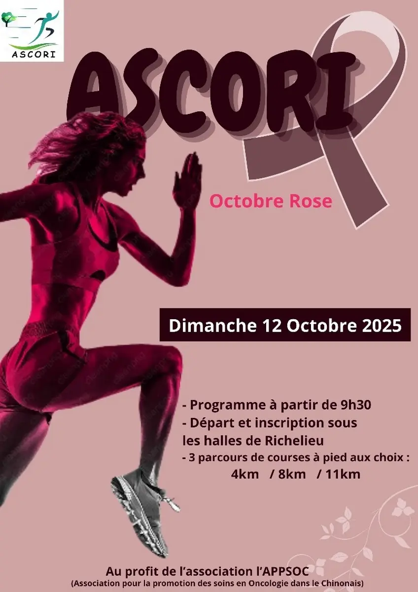 Course à pied ASCORI Richelieu 12 octobre 2025