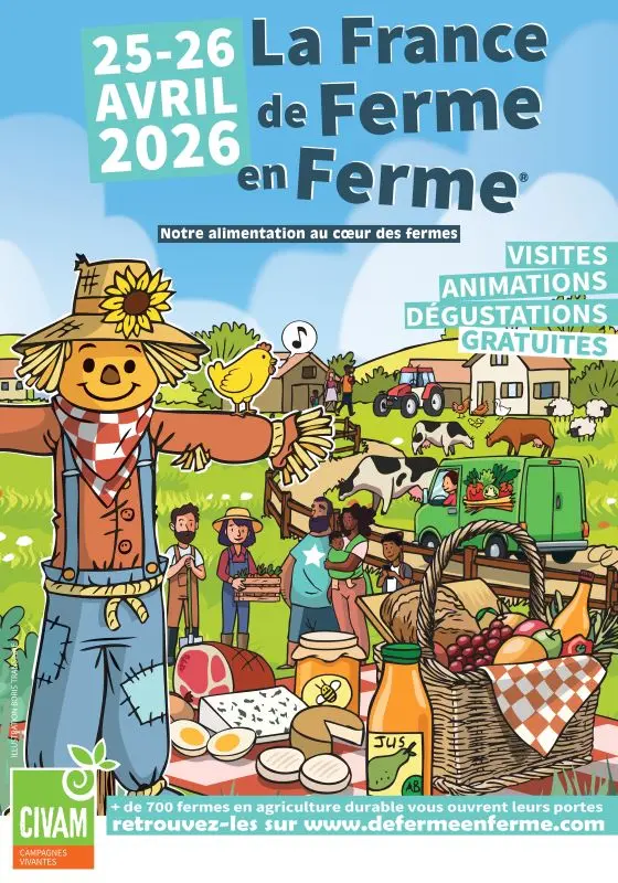 De Ferme en Ferme affiche nationale