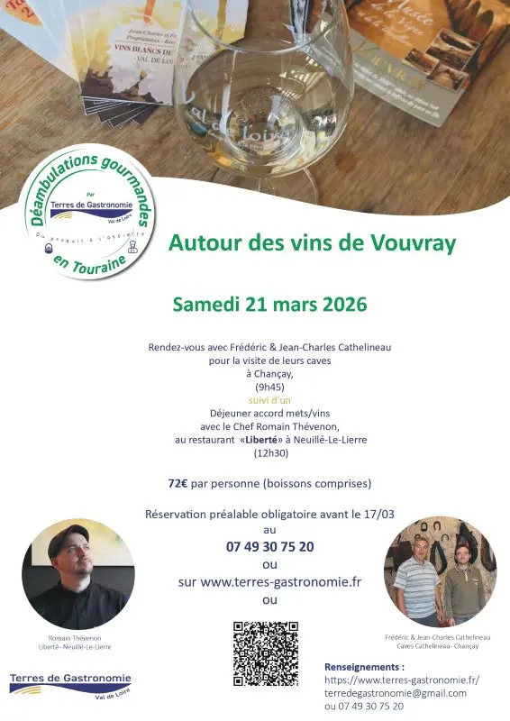 Déambulation autour des vins de Vouvray