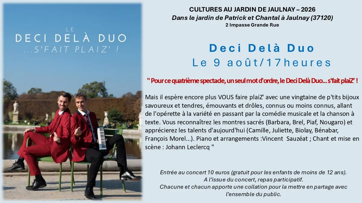 Deci Delà Duo Jaulnay 8 août 2026