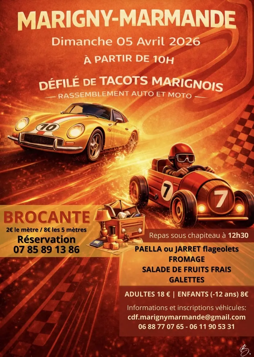 Défilé Tacots Marigny-Marmande 5 avril 2026