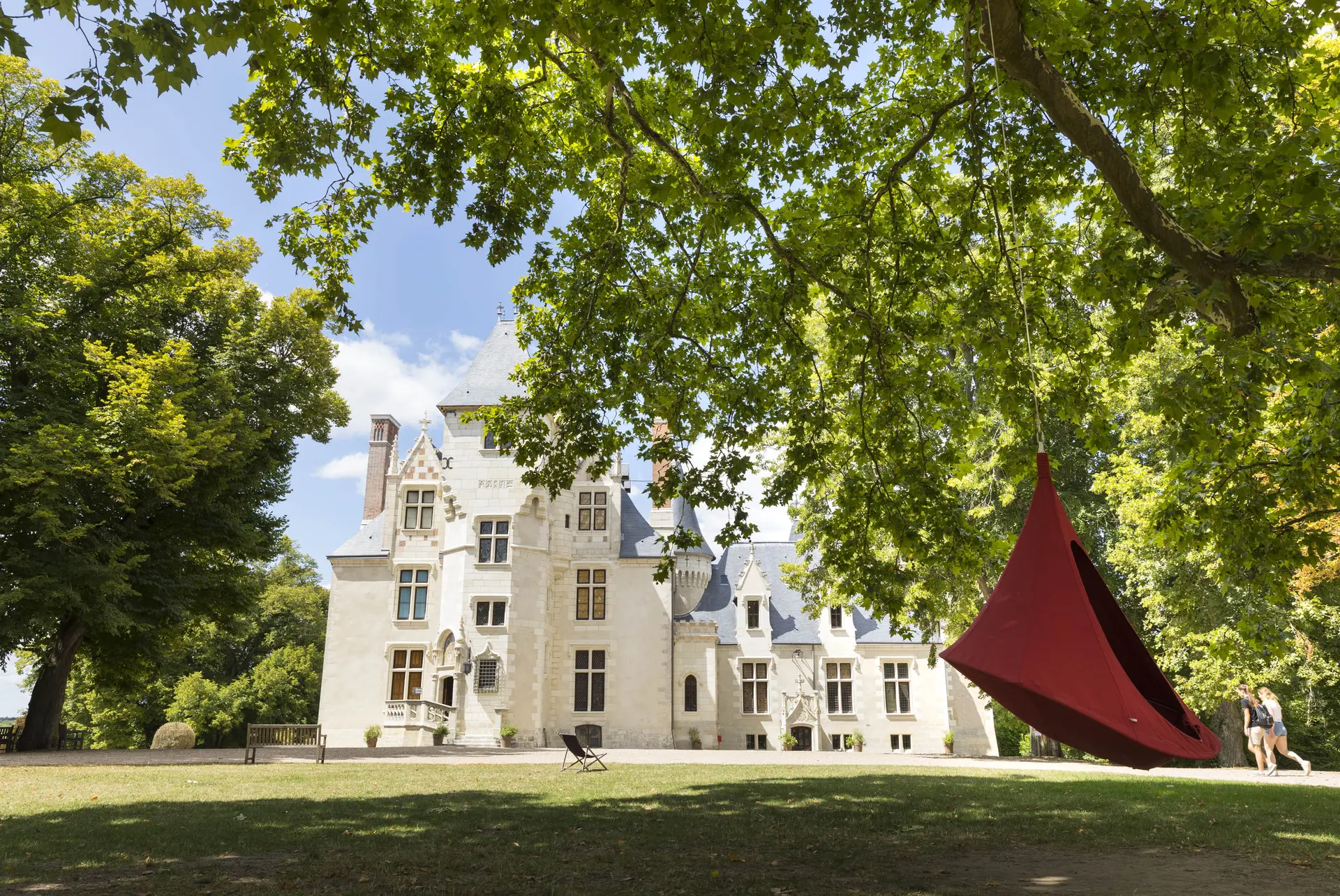 Vue extérieur du château de Candé