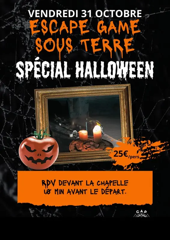 Escape game sous terre spécial Halloween