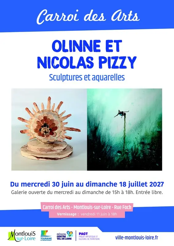 Expo Carroi des Arts Olinne et Nicolas Pizy