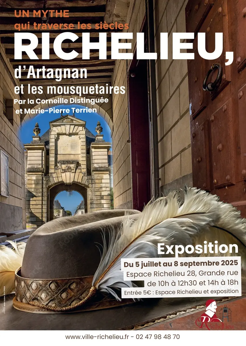 Expo Richelieu, d'Artagnan et les Mousquetaires Espace Richelieu juillet à septembre 2025
