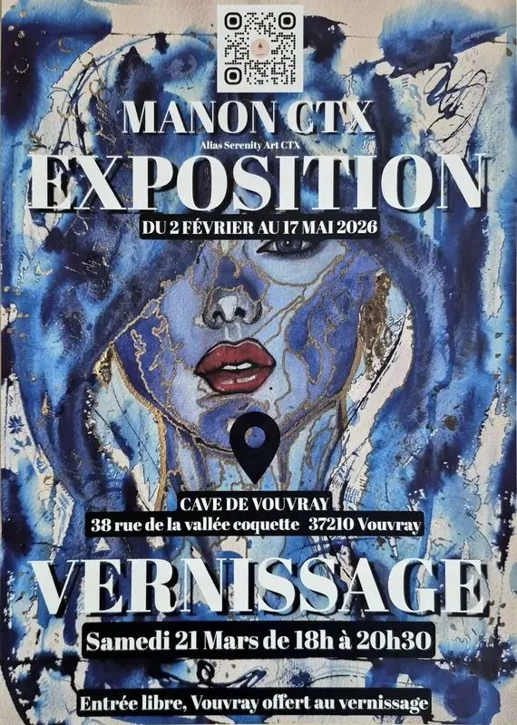 Exposition Manon CTX Cave de Vouvray