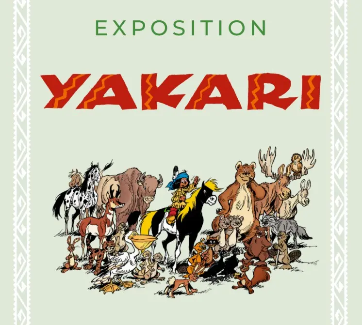 Exposition Yakari Médiathèque Montlouis
