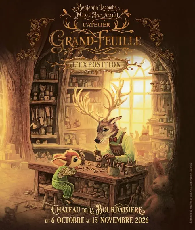 Exposition de l'atelier Grand-Feuille au Château de la Bourdaisière