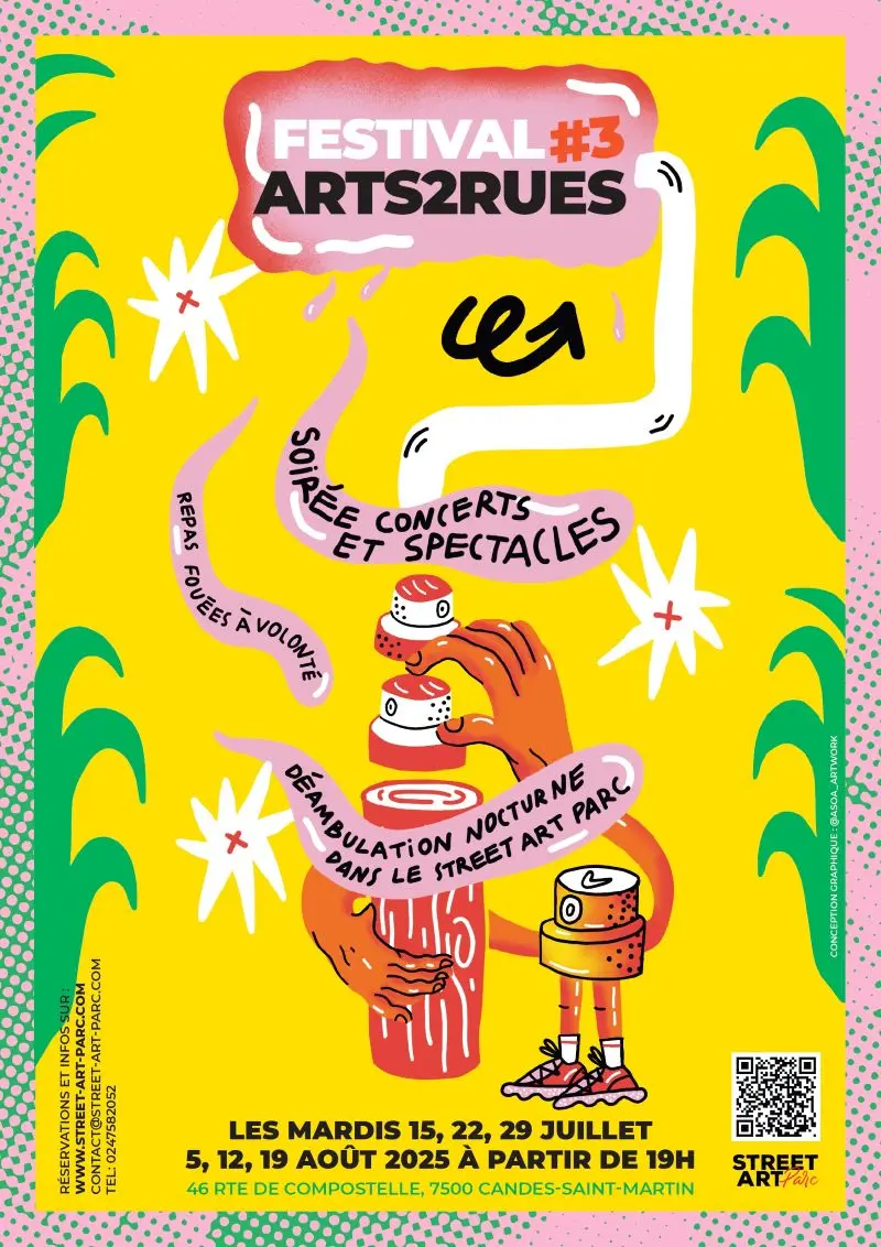 Festival Arts 2 Rues Candes-Saint-Martin - affiche A3 dates complètes_page-0001