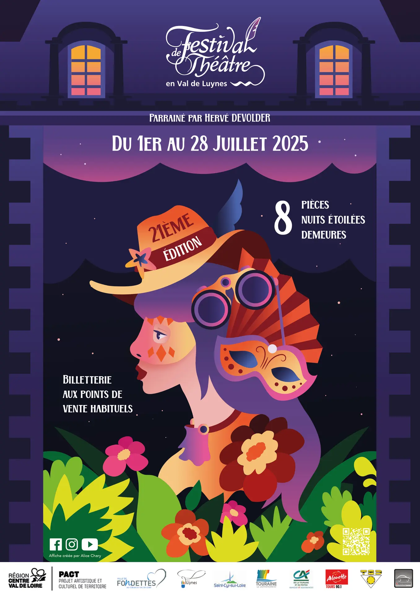 Festival de Théâtre en Val de Luynes 2025 (affiche)