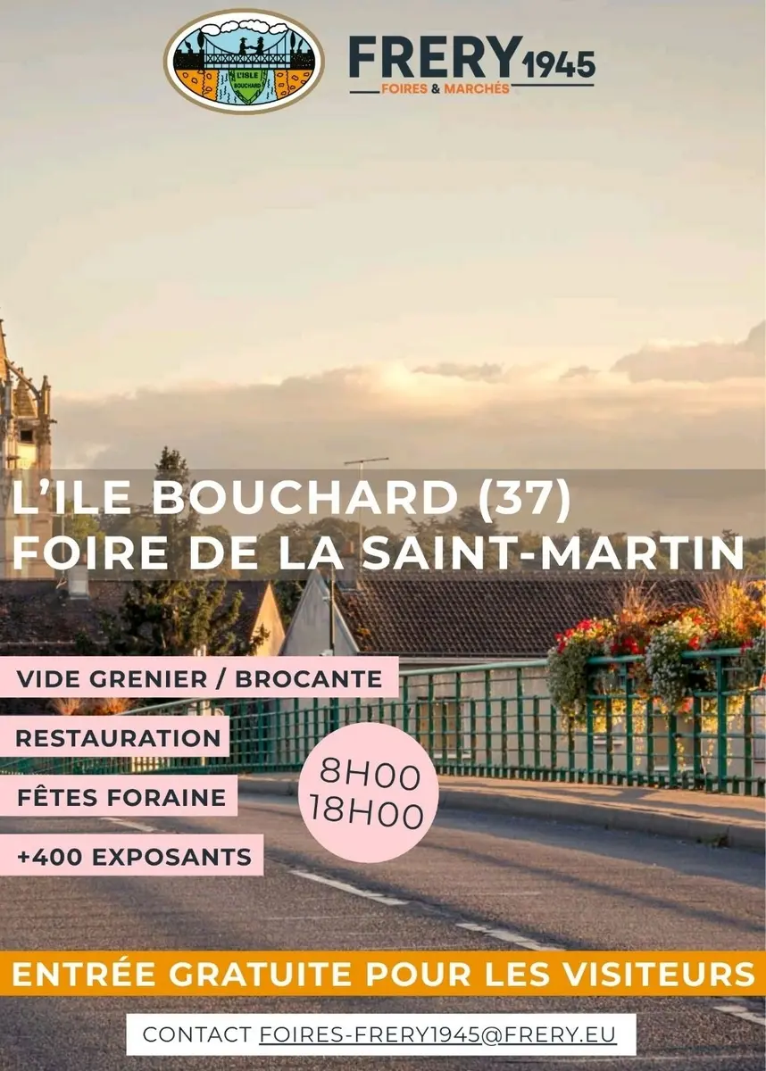 Foire de la Saint-Martin L'Ile-Bouchard 11 novembre 2025