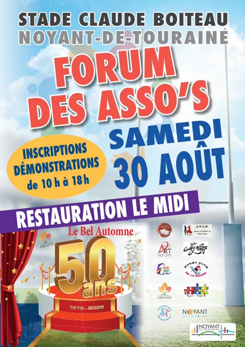 Forum des associations Noyant-de-Touraine 30 août 2025