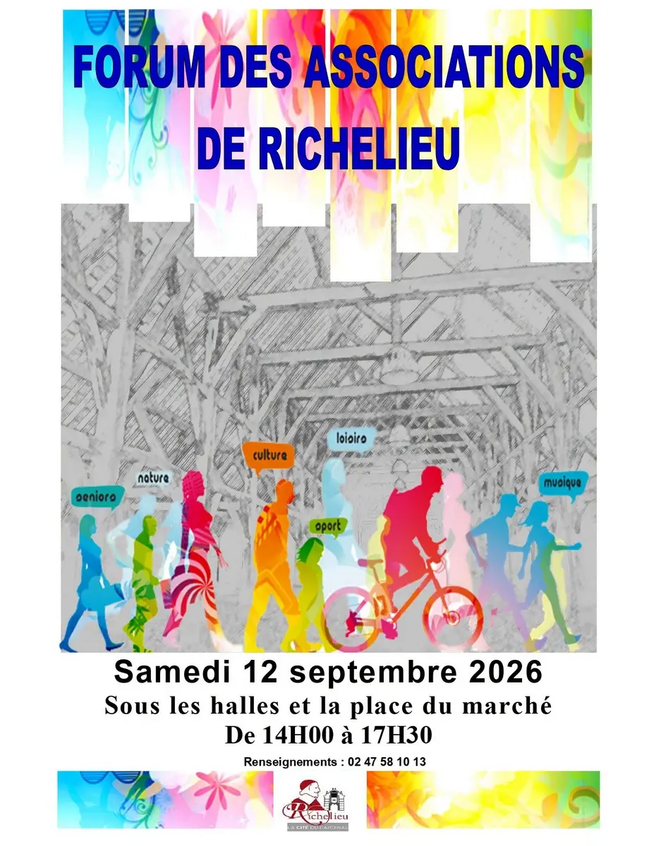 Forum des associations Richelieu 12 septembre 2026