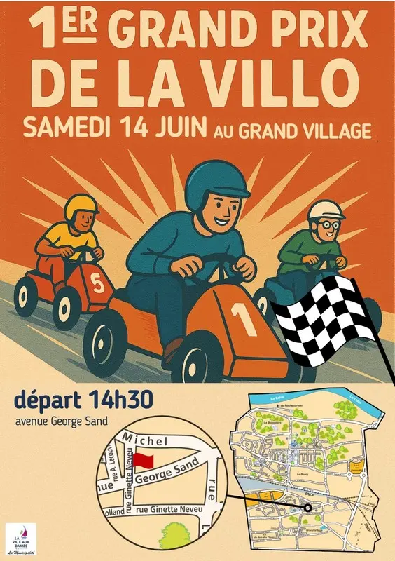 Grand prix de la Villo course de voitures à pédales