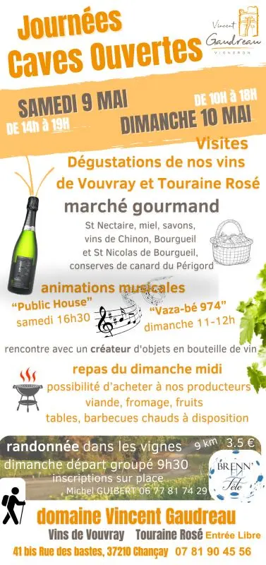 Journées PO Domaine Vincent Gaudreau Chançay