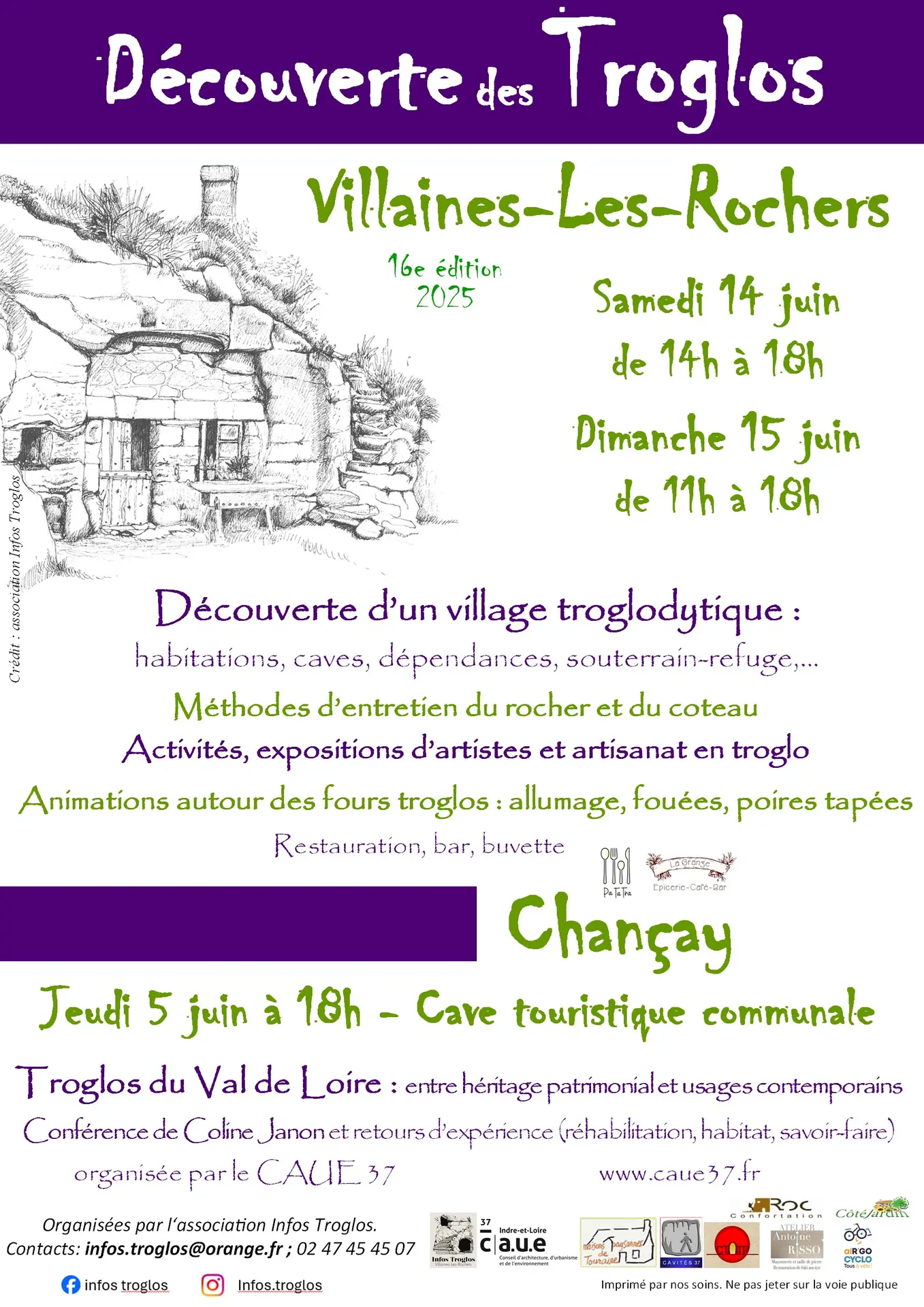 Journées découverte des trogloytes - Villaines-les-Rochers