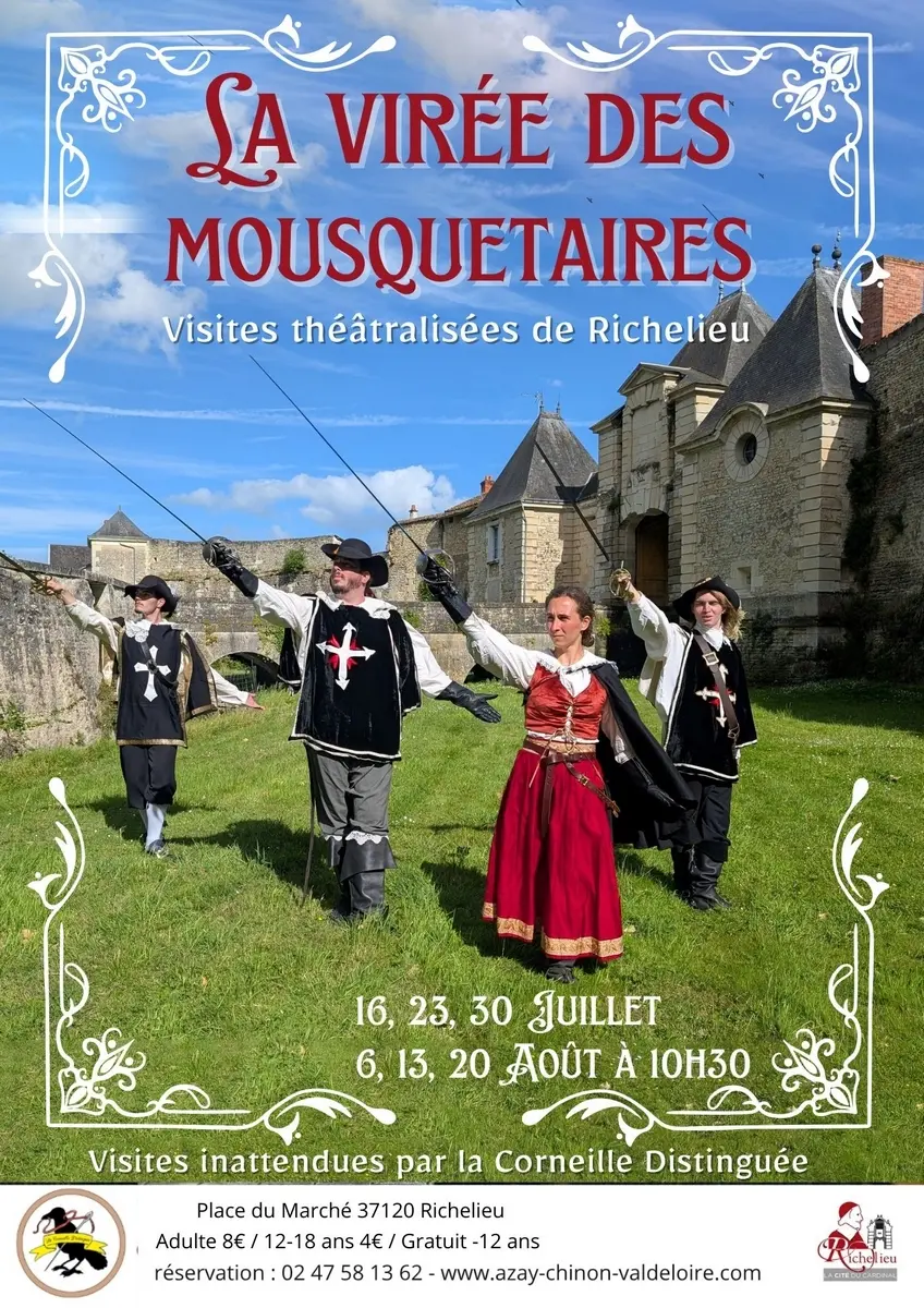La virée des Mousquetaires Richelieu juillet et août 2025