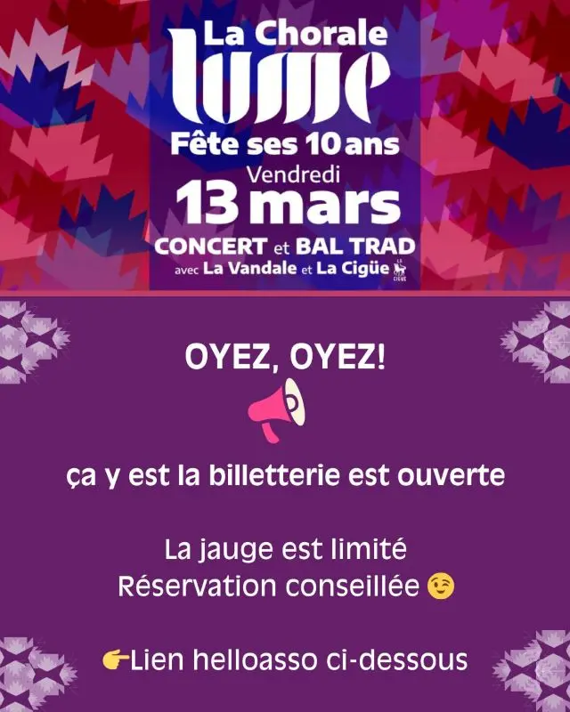 La Chorale Lume fête ses 10 ans