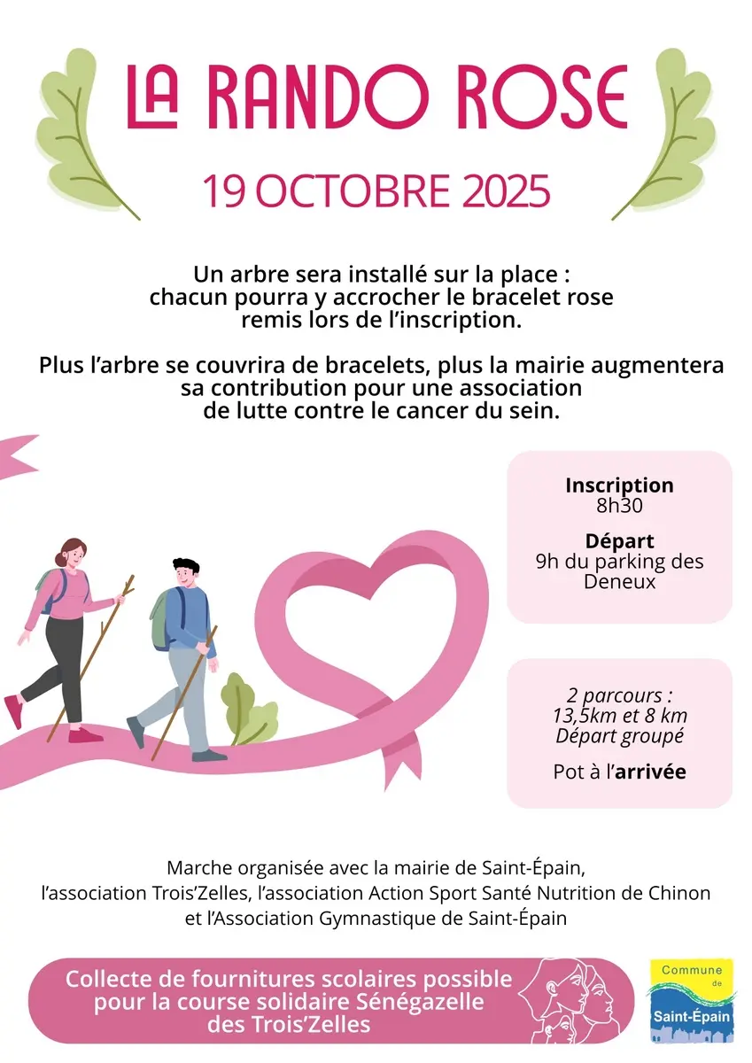 La Rando Rose Saint Epain 19 octobre 2025