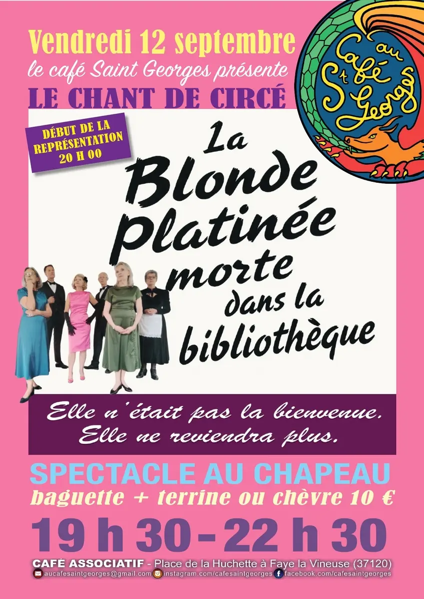 La blonde platinée Le chant de Circé Faye-la-Vineuse 12 septembre 2025