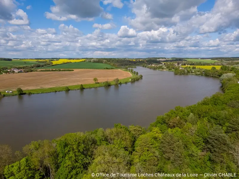 Lac-Chemillé-Indrois-vue aérienne