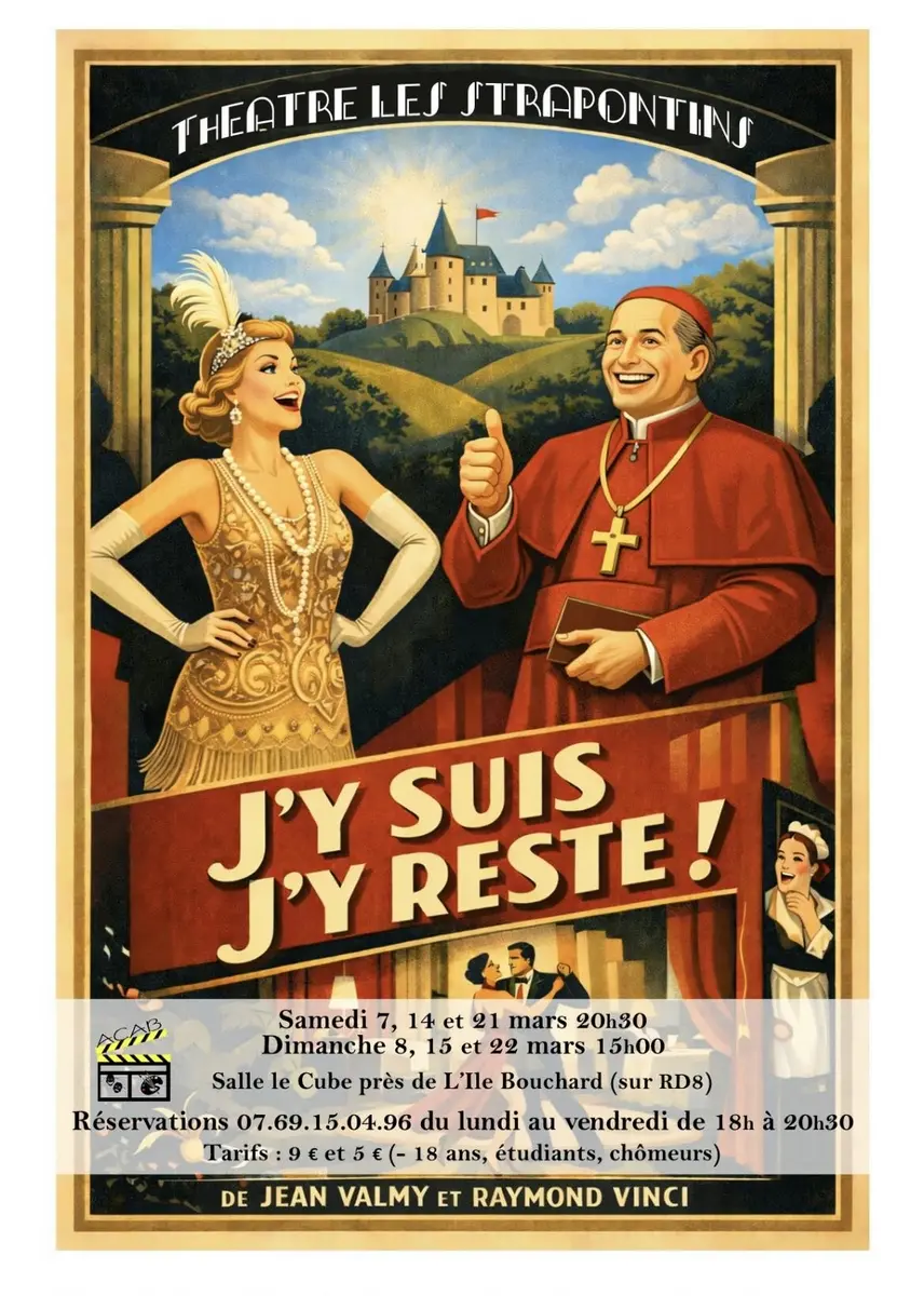 Les Strapontins Théâtre Le Cube Panzoult mars 2026