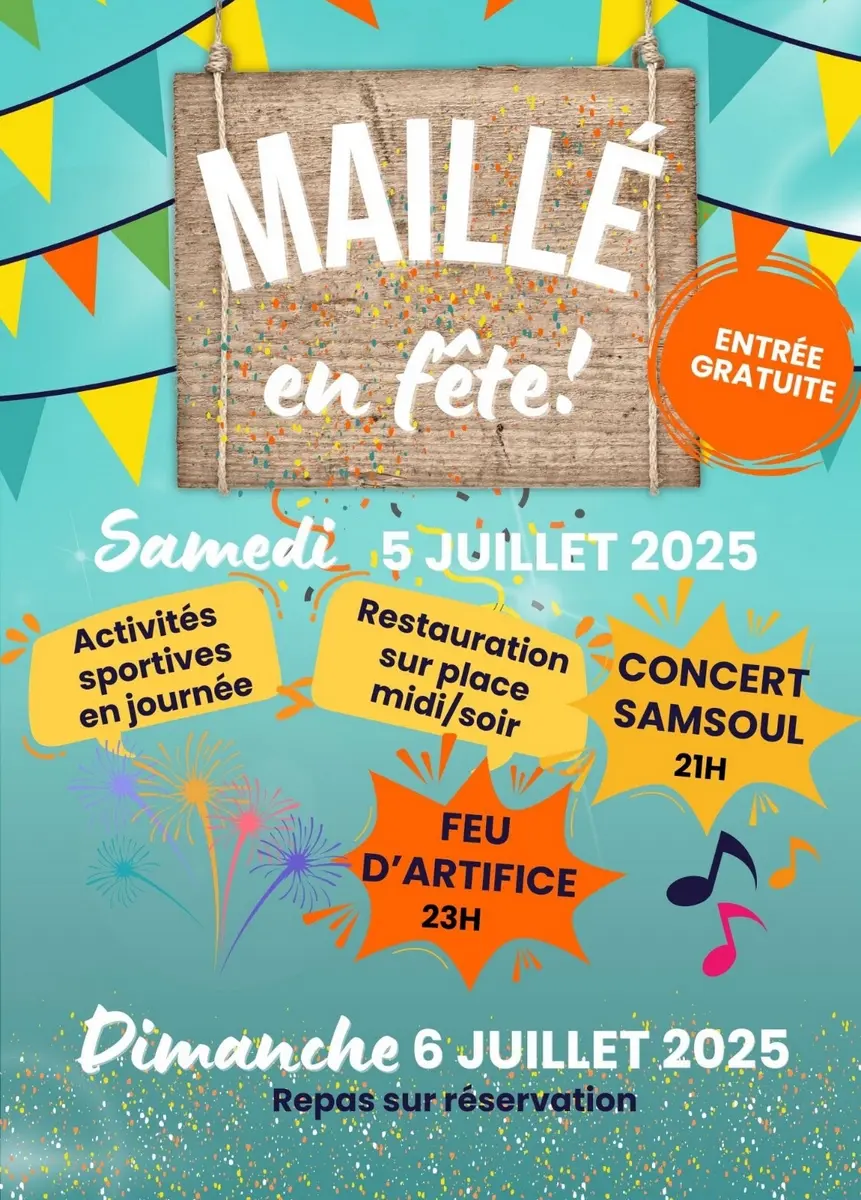 Maillé en fête 5 et 6 juillet 2025