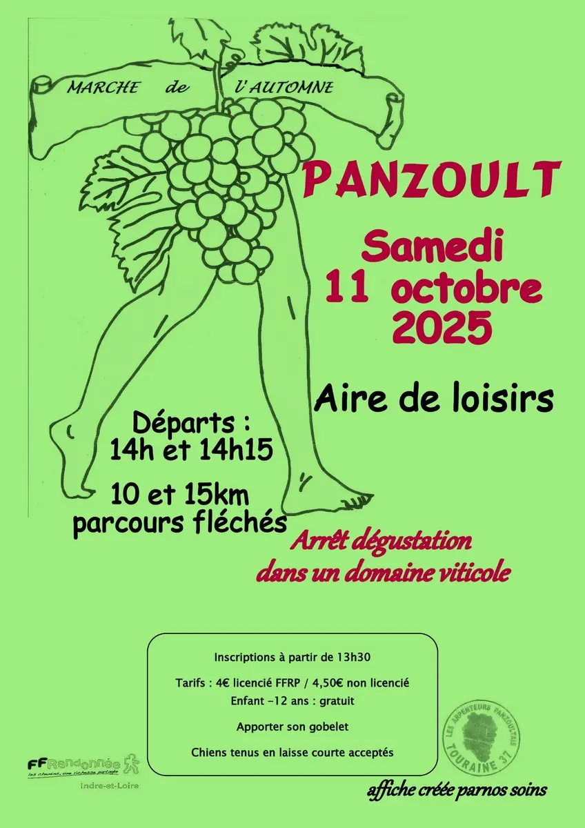 Marche de l'automne Panzoult 11 octobre 2025