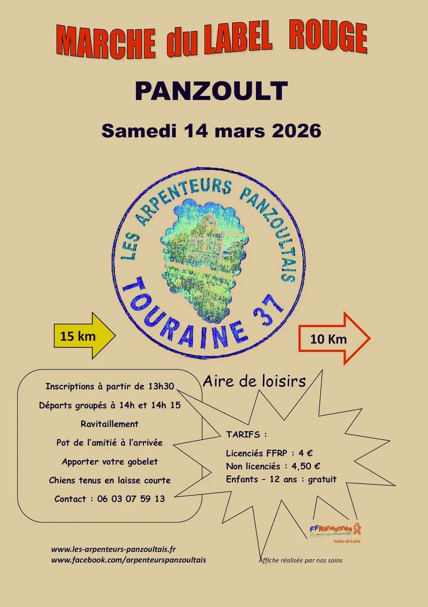 Marche du Label Rouge Panzoult 14 mars 2026