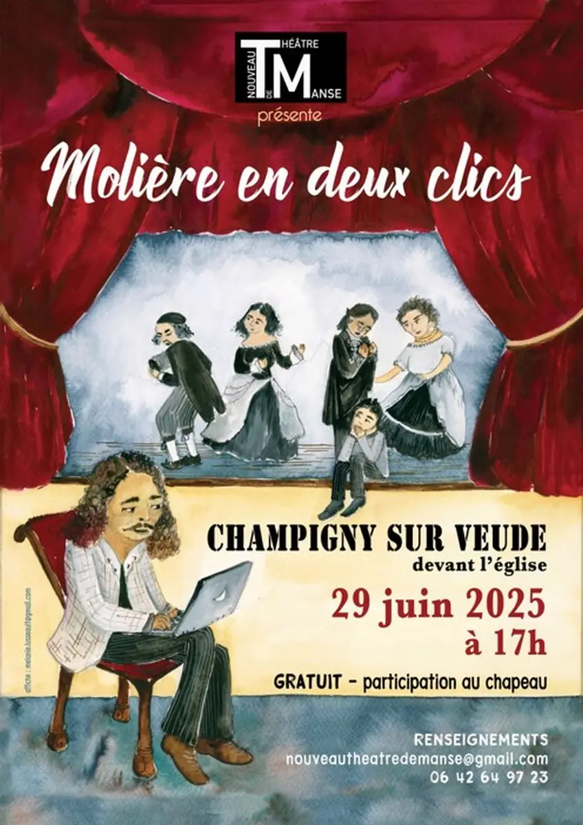 Molière en 2 clics Champigny-sur-Veude 29 juin 2025