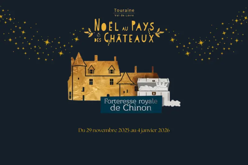Noel au pays des chateaux - Forteresse royale de Chinon (1)