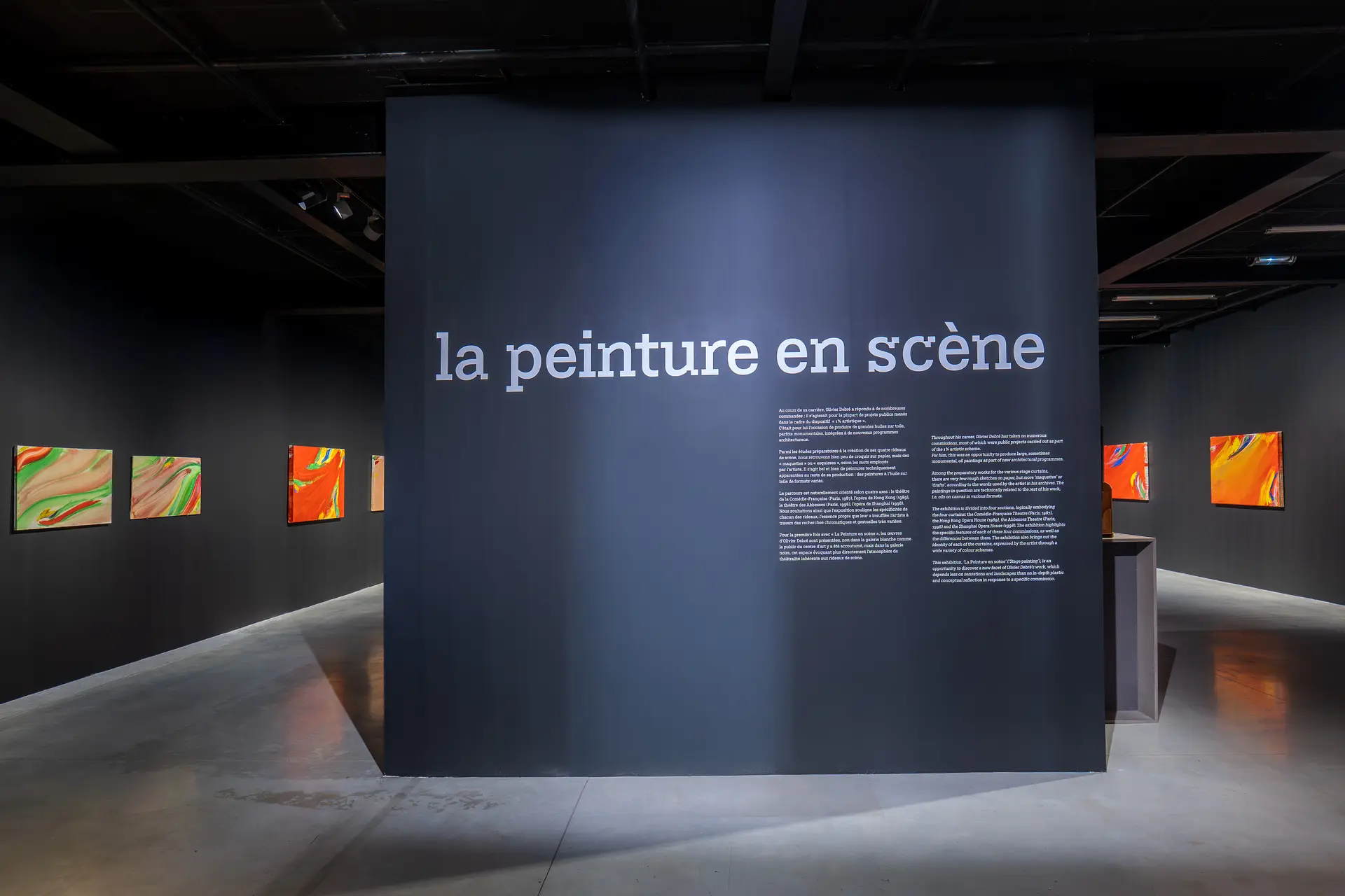 la peinture en scène