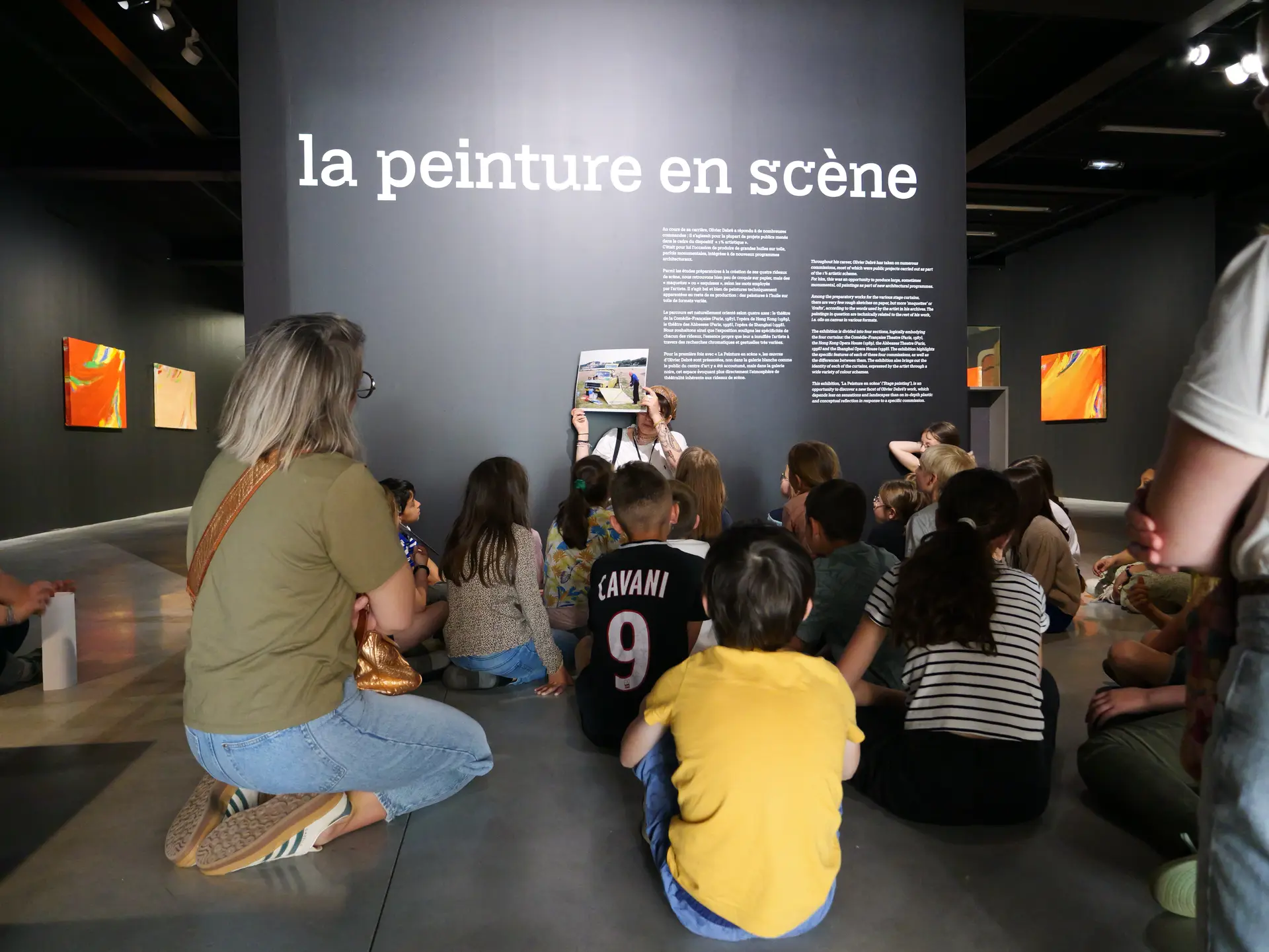 la peinture en scène