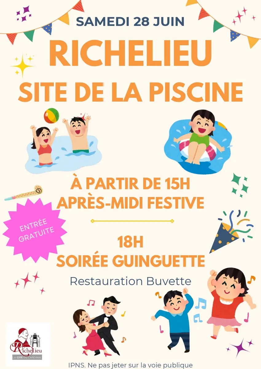 Piscine et Guinguette Richelieu 28 juin 2025