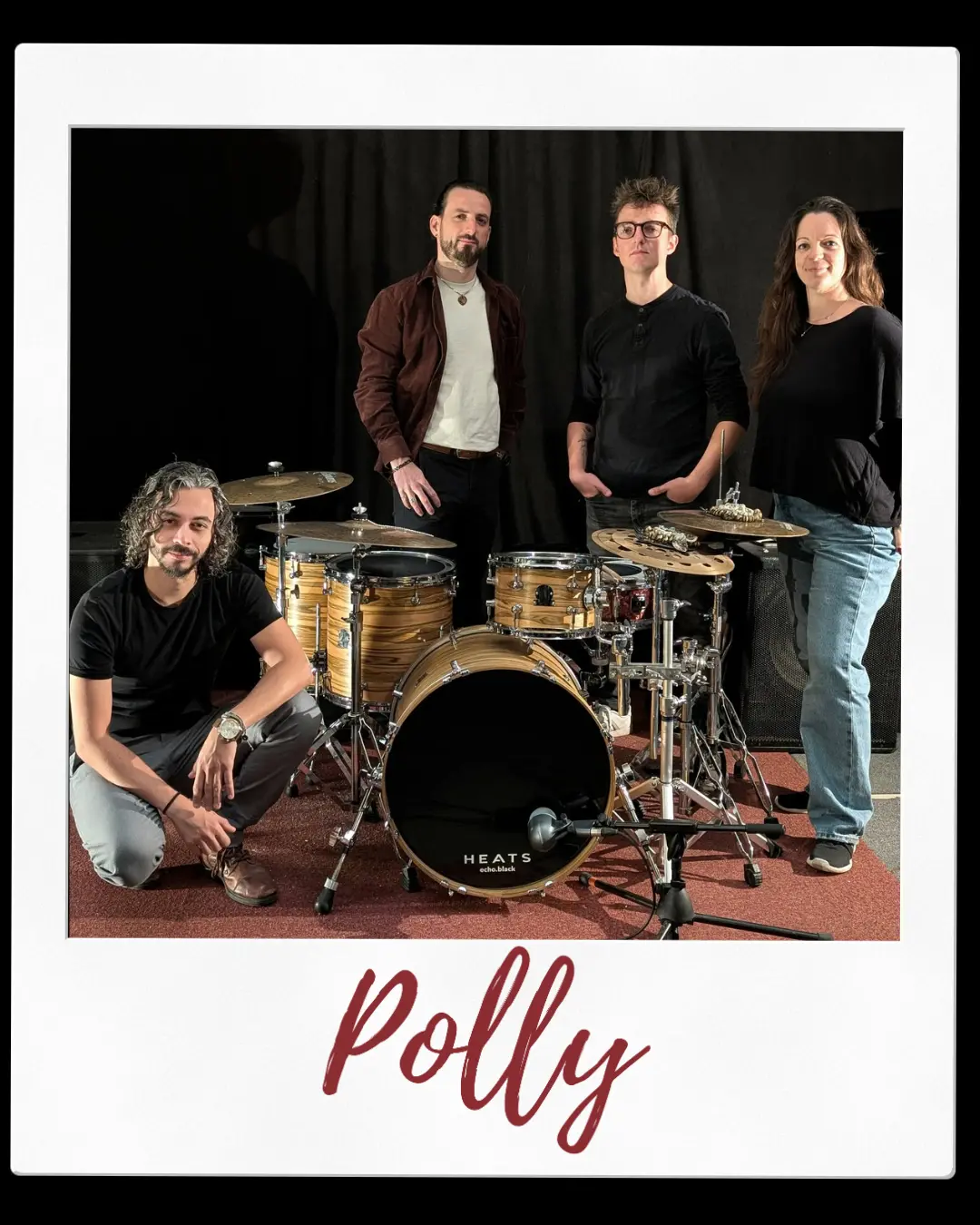 Black and White Minimalist Vintage Photo Polaroid Instagram Post - 1