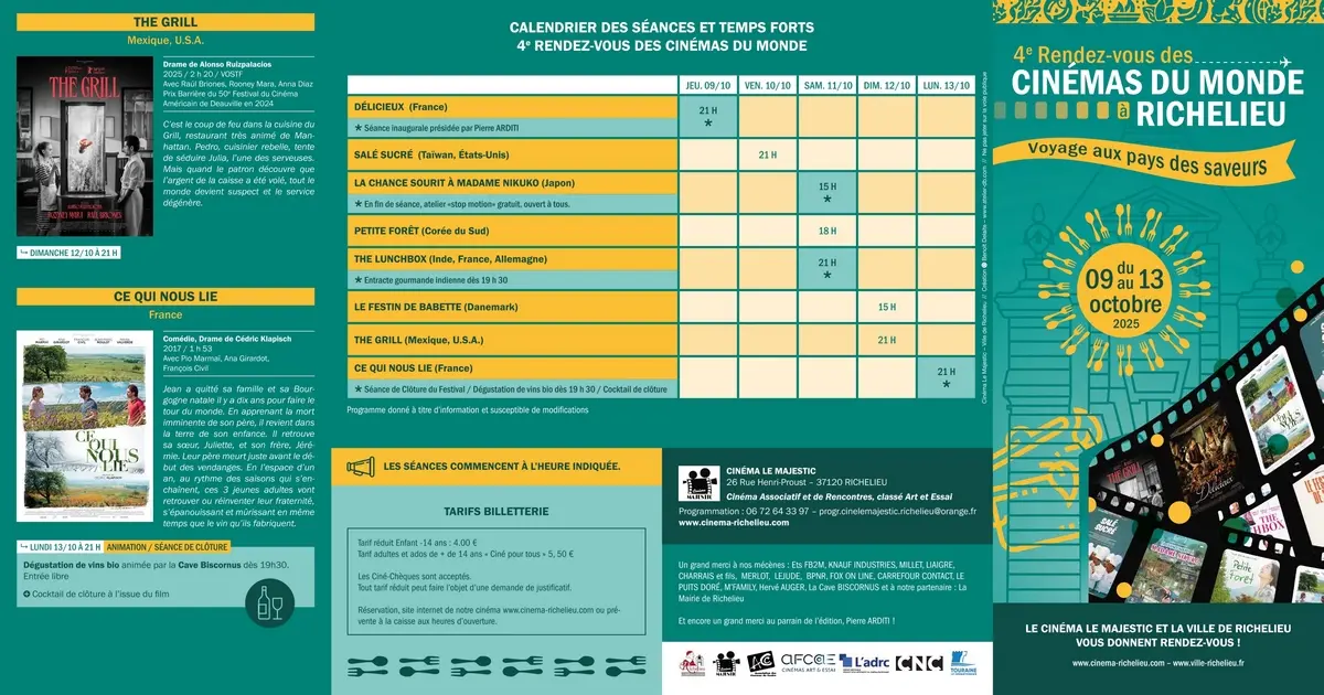 Programme RV Cinémas du Monde Richelieu 2025 page 1