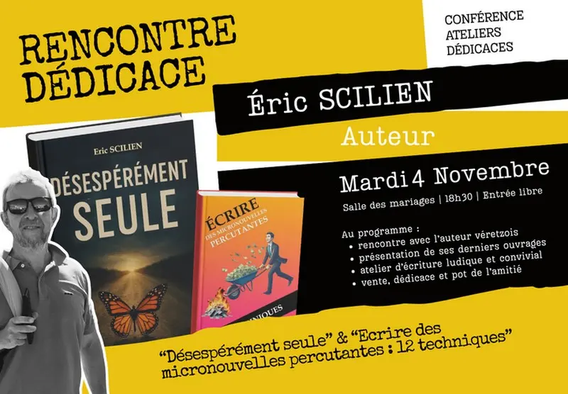 Rencontre dédicace Eric Scilien à Véretz