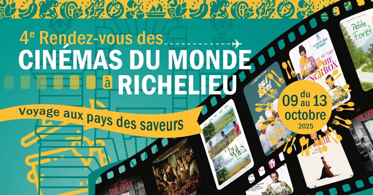Rendez-vous des Cinémas du Monde Richelieu octobre 2025