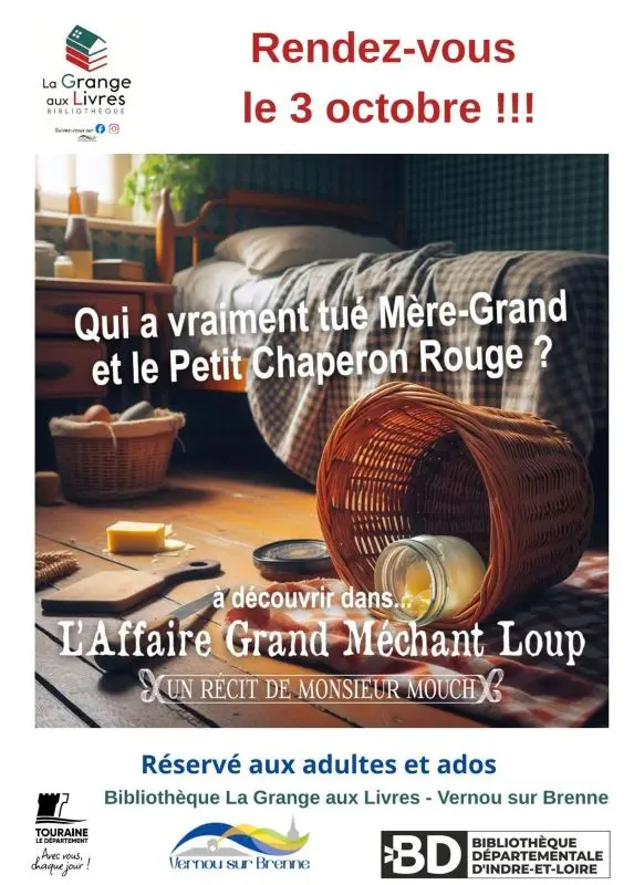 Récit de Monsieur Mouch à la biblio de Vernou