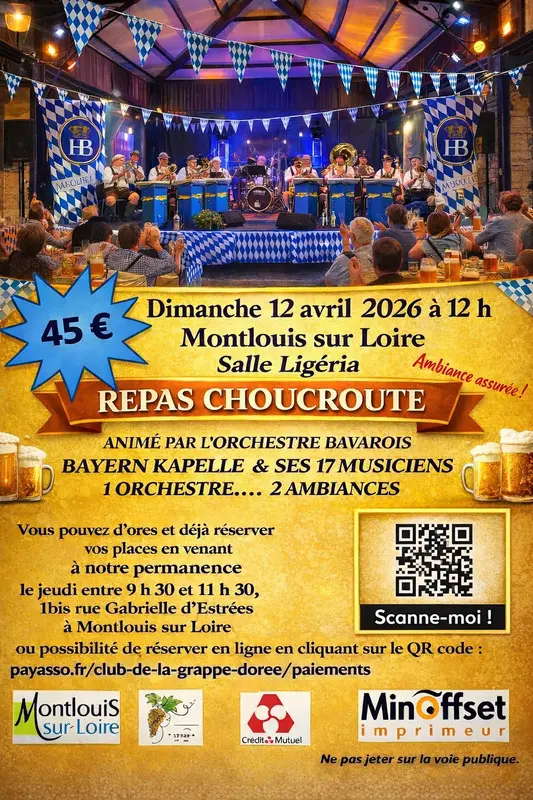 Repas spectacle Bayern Montlouis
