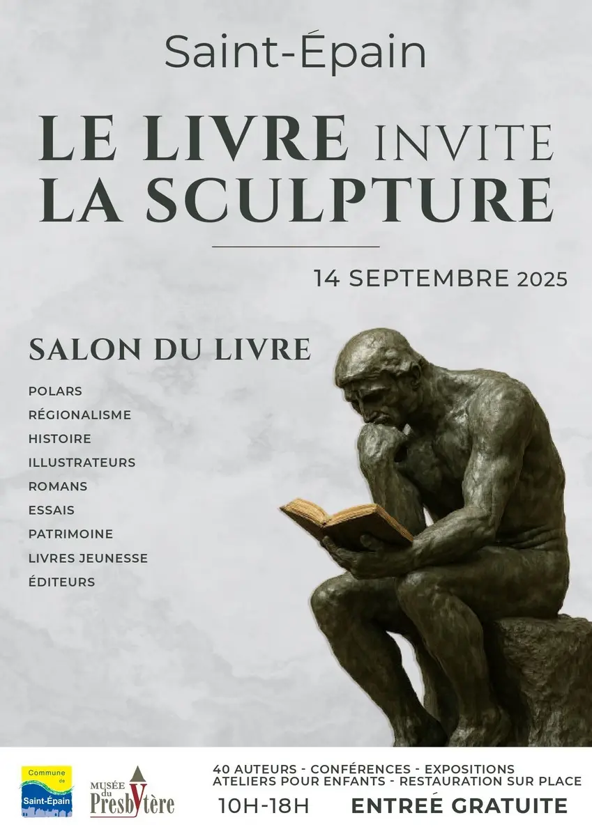 Salon du livre Saint-Epain 14 septembre 2025