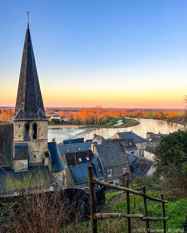 Point de vue à mi-chemin des Cent-Marches - Savonnières