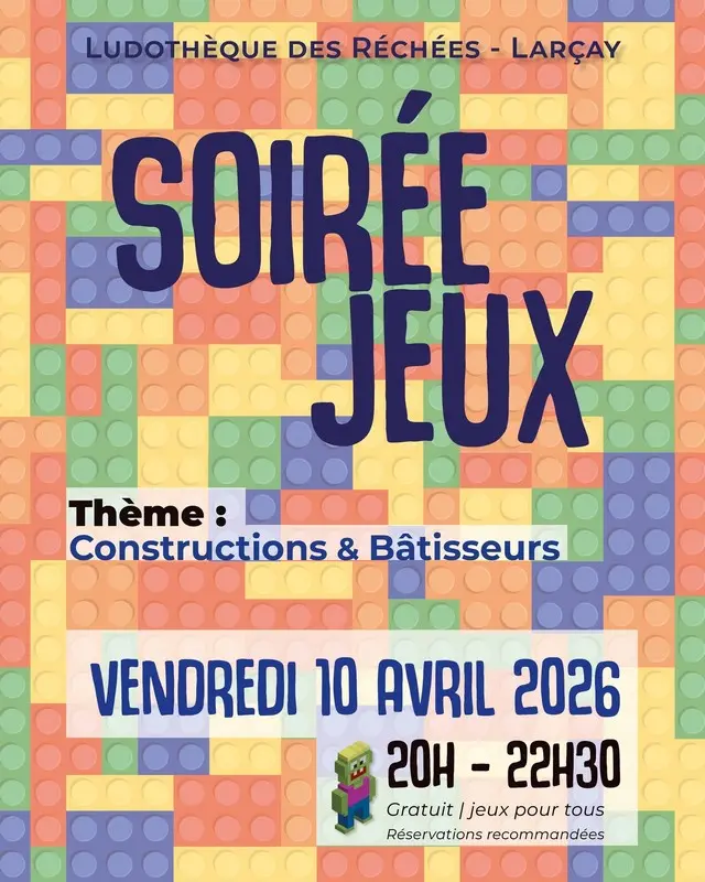 Soirée jeux Larçay