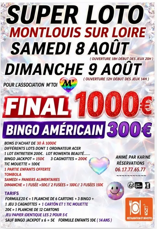 Super loto Montlouis-sur-Loire
