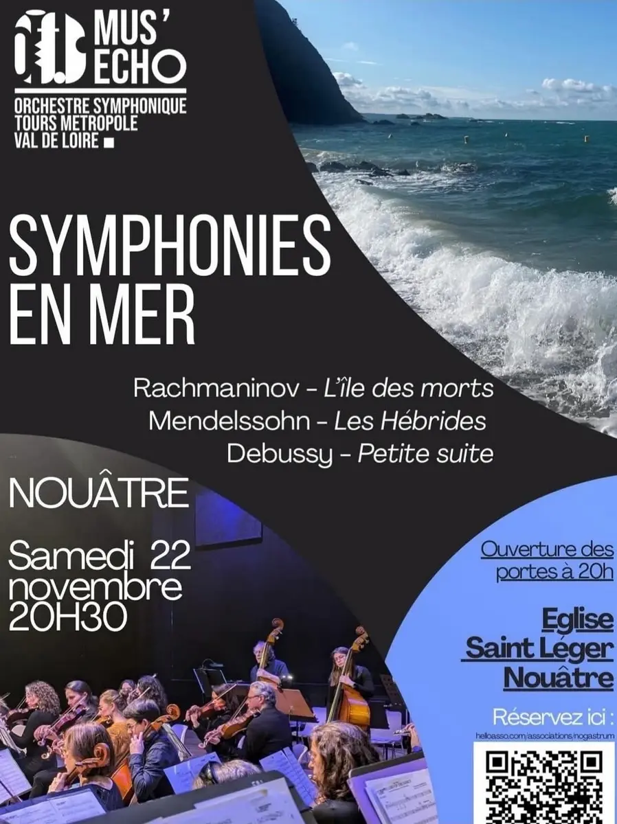 Symphonies en mer concert Nouâtre 22 novembre 2025