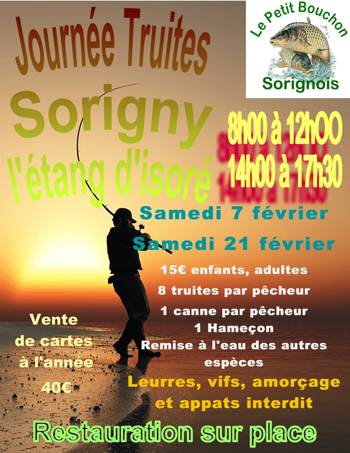 TVI - 7 & 21.02 - Sorigny - Journées truites