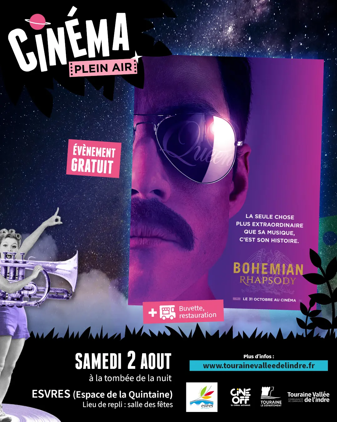 TVI - 02.08 Esvres Cinéma en plein air
