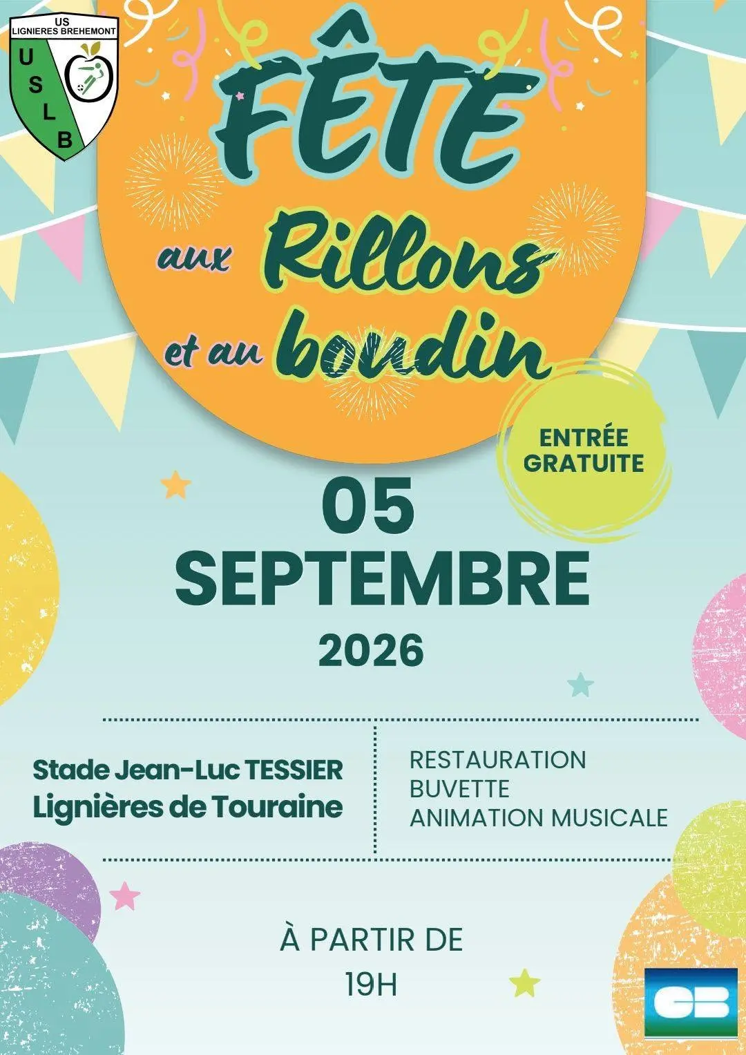TVI - 05.09 - Lignières-de-Touraine - Fête aux rillons et au boudin