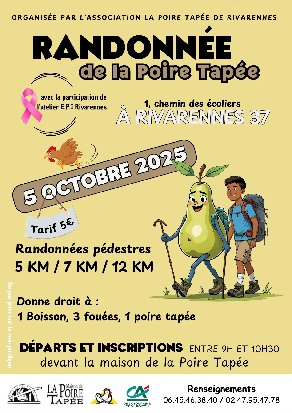 TVI - 05.10 Randonnée de la Poire Tapée - Rivarennes
